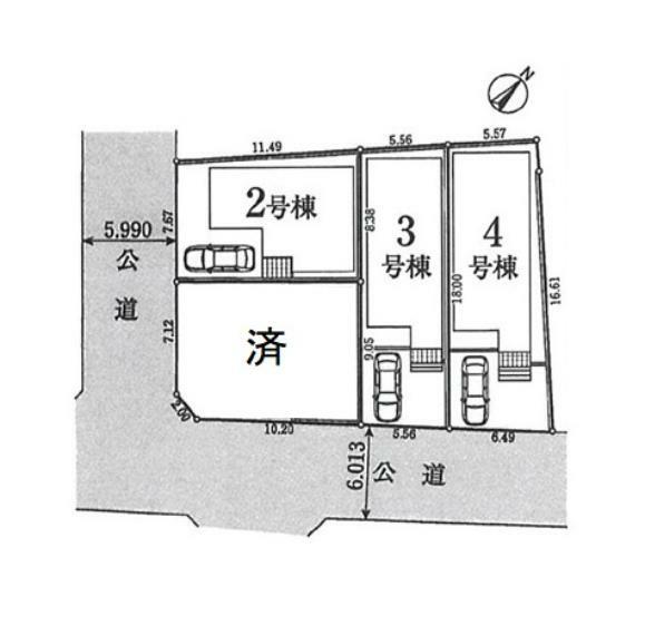 区画図 ＜全体区画図＞3号棟