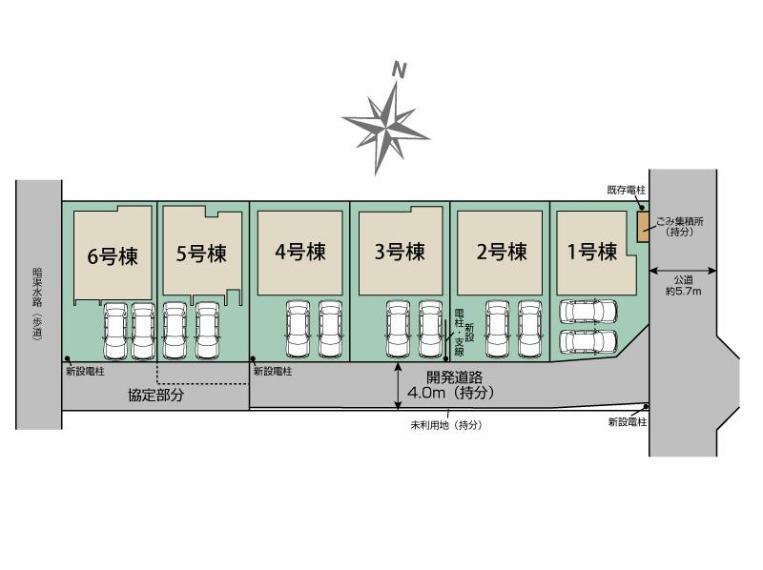 区画図 対象地:6号棟