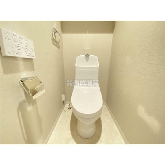 トイレ 温水洗浄便座付のトイレで毎日清潔・快適