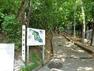 公園 綱島公園 遺跡・ログハウス・テニスコート（夏季は屋外プール）・ターザンロープ・複合遊具・ブランコ・砂場・鉄棒があります。