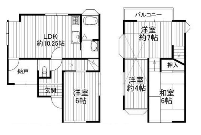 間取り図 間取り:4LDK