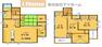 間取り図 リビング横の和室や、ツードアワンルーム仕様の洋室など、永く住まえる3LDKの間取りです。