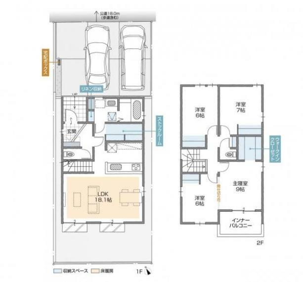 間取り図 A号棟間取図