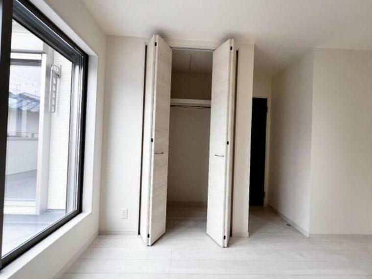 収納 収納付きのお部屋は、室内スペースを広く使えます。
