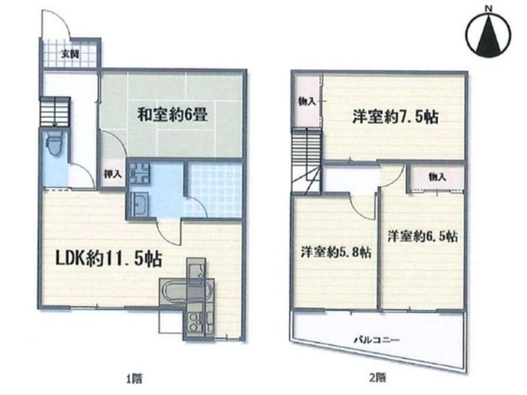 間取り図 間取り図です。