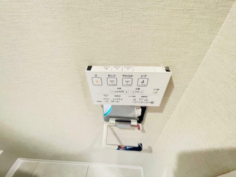 トイレ 温水洗浄便座の操作パネルです。