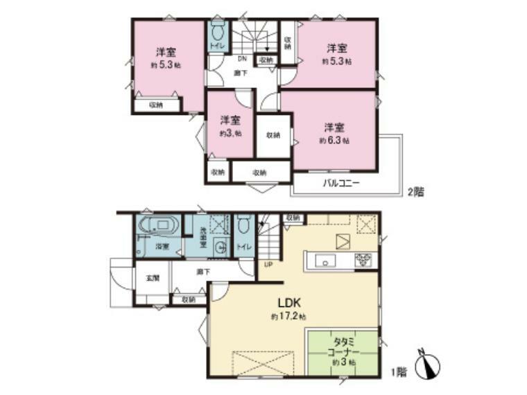 間取り図 間取り図です。