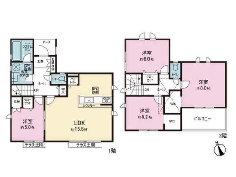 間取り図 間取り図です。