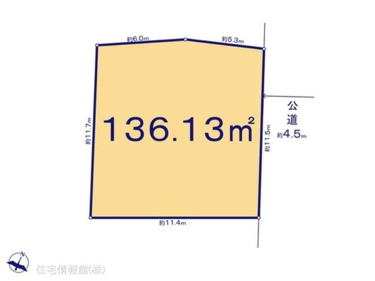 区画図 図面と異なる場合は現況を優先