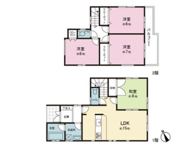 間取り図 間取り図です。