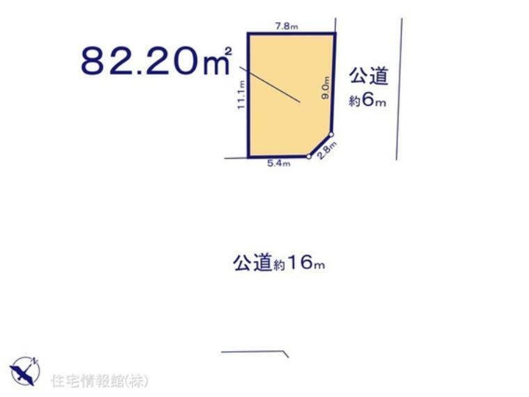 区画図 図面と異なる場合は現況を優先