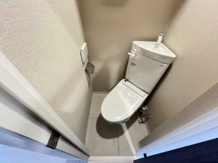 快適にお使いいただける温水洗浄便座付トイレです。