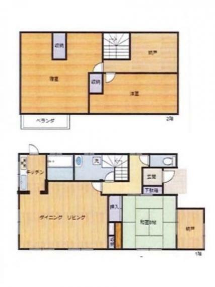 間取り図 間取り図です。