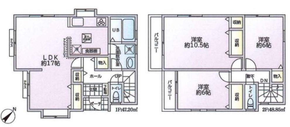 間取り図 間取り図です。