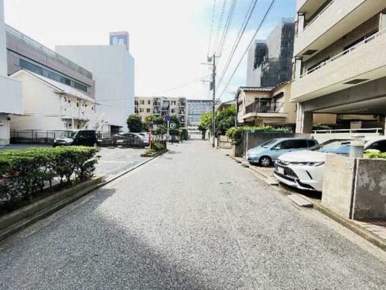 前面道路です。