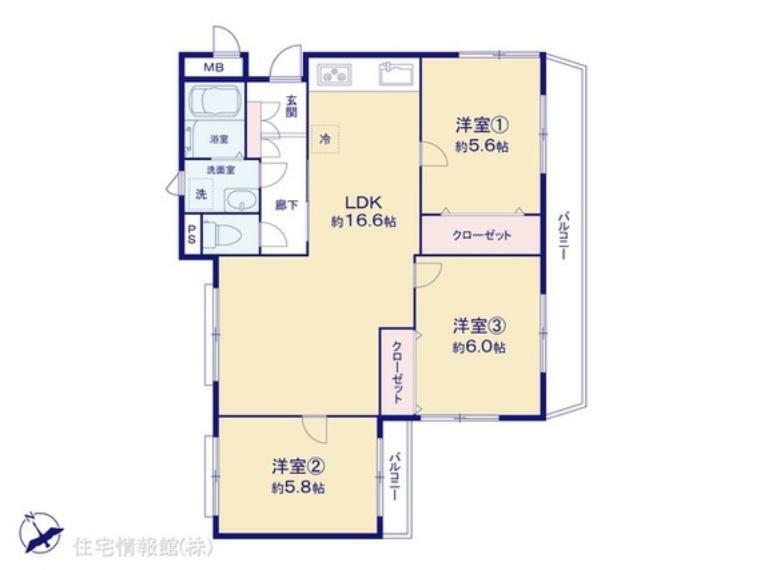 間取り図 図面と異なる場合は現況を優先