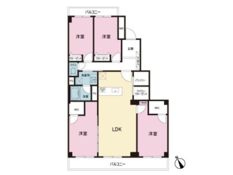 間取り図 間取図です。