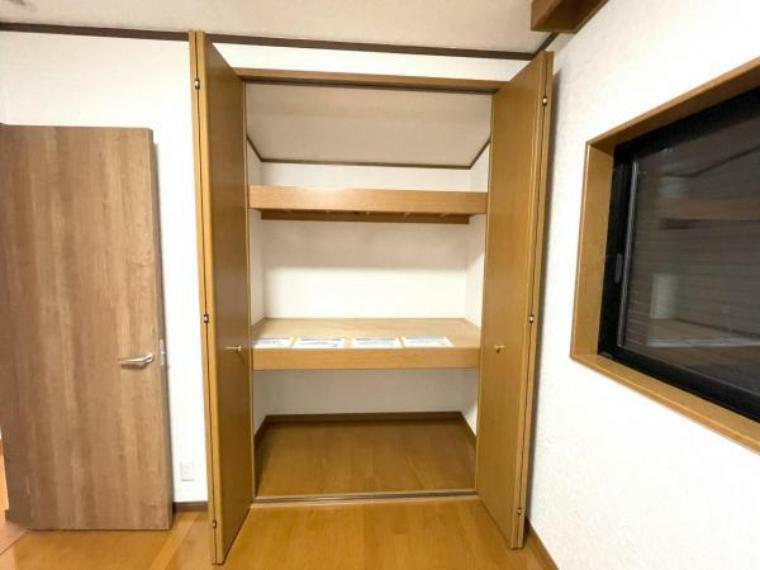 収納 収納付きのお部屋は、室内スペースを広く使えます。