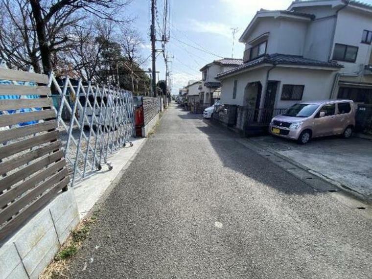 現況写真 前面道路です。