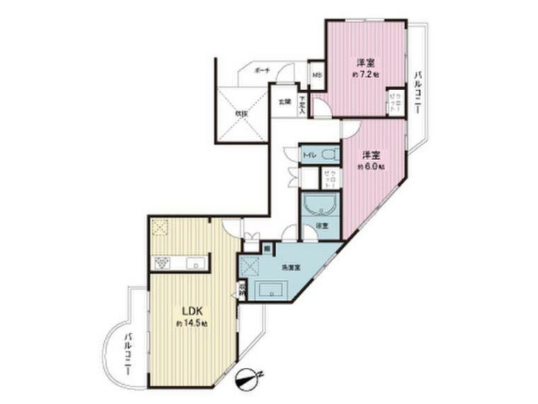 間取り図 間取り図です。