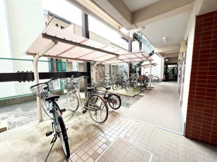 駐輪場 自転車置き場です。