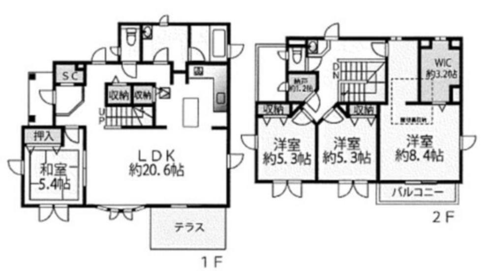 間取り図 間取図です。