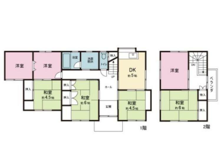 間取り図 間取り図です。