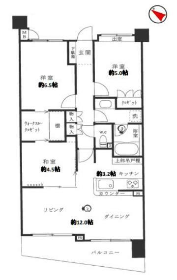 間取り図 暮らしに便利で贅沢な時間を手に入れましょう。