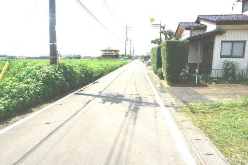 現況写真 第一種低層住居専用地域のため、静かで落ち着いた環境です。