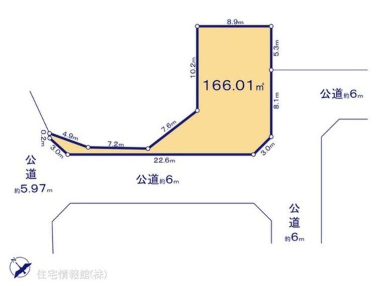 区画図 図面と異なる場合は現況を優先