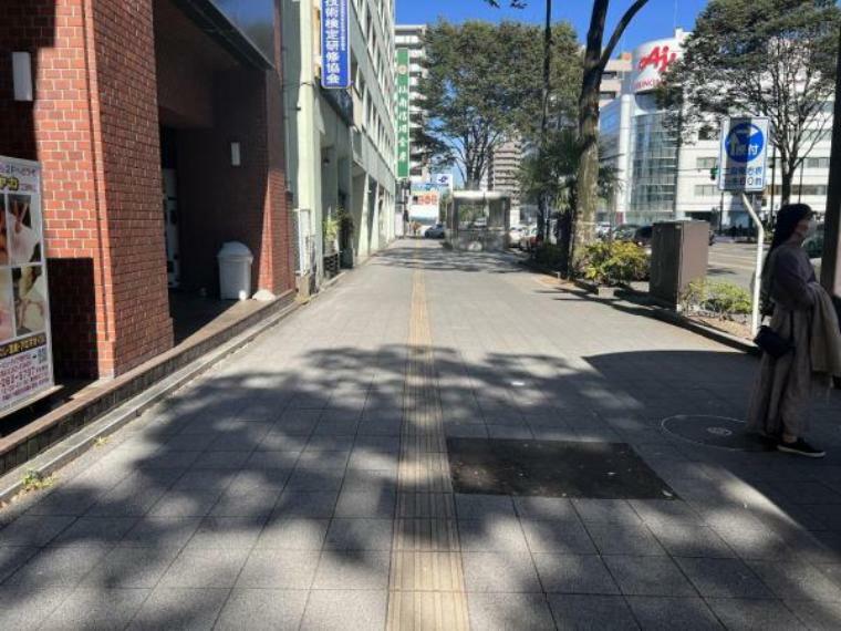 現況写真 仙台市地下鉄南北線「北四番丁」駅まで徒歩約1分の立地で、通勤・通学にも大変便利です。