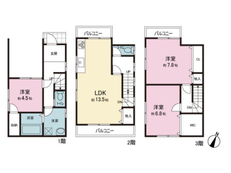 間取り図 間取り図です。