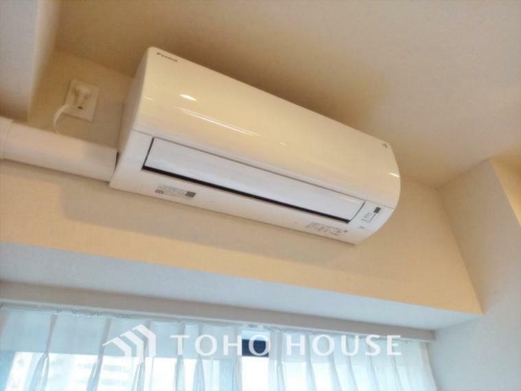 冷暖房・空調設備 エアコン付き引っ越し当日から温度調整可能です。