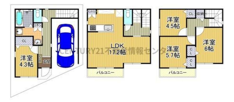 土地図面 間取り変更可 モデルハウスご案内いたします！