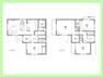 間取り図 4LDKとロフト。土地142.67平米（約43.15坪）建物106.11平米（約32.09坪）。収納豊富な全室収納付き。広々したLDKは、ご家族が自然と集まる空間です。
