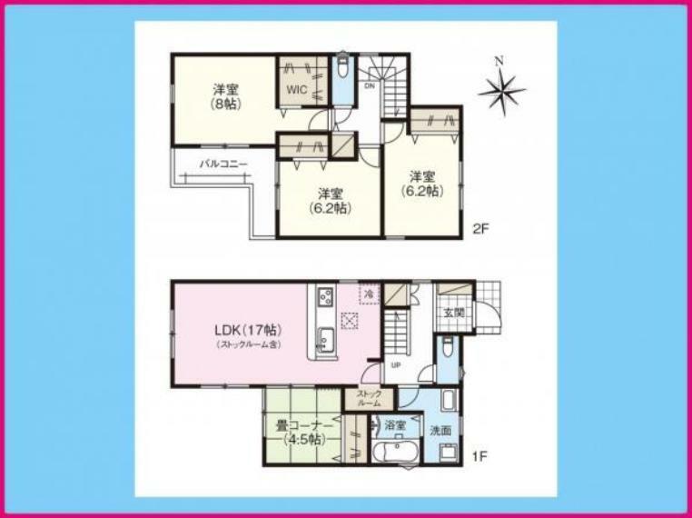 間取り図 4号棟　間取図