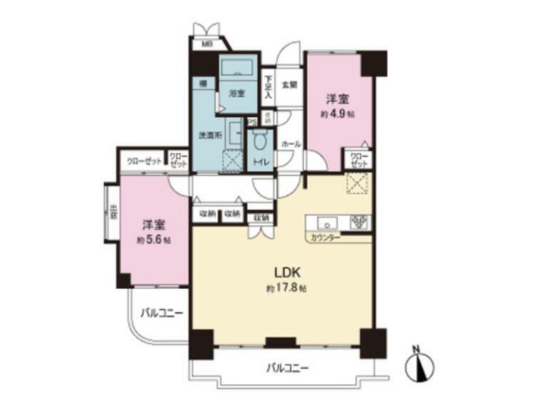 間取り図 間取り図です。