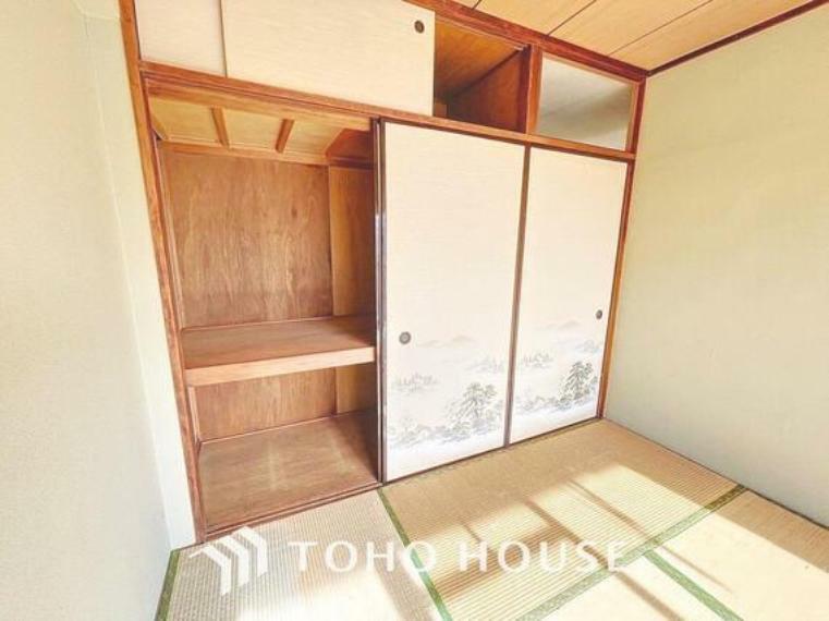 「和室収納」居室を最大限にお使い頂けるように収納スペースが豊富になっています。