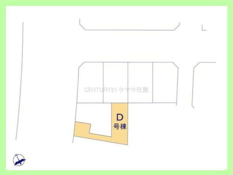 区画図 4LDK。土地145.94平米（44.14坪）建物96.9平米（29.31坪）。 家族が集い、寛ぐ暮らしの空間。将来に渡って住みやすく、プランニングを重ねて設計された間取り。