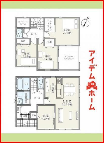 間取り図 1号棟　間取り図　