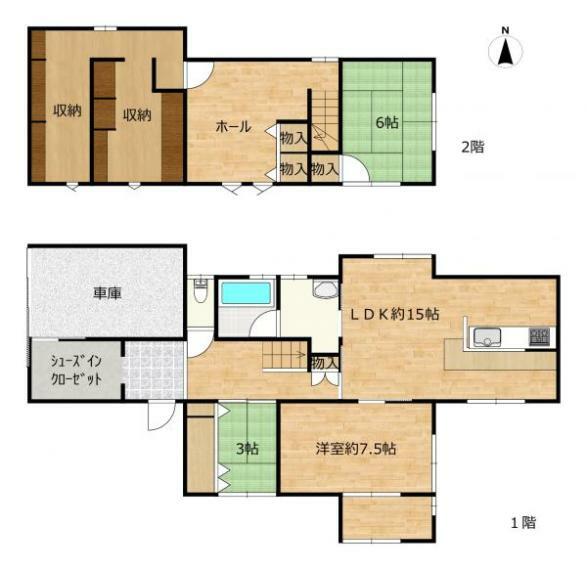 間取り図 【間取】現況間取図です。