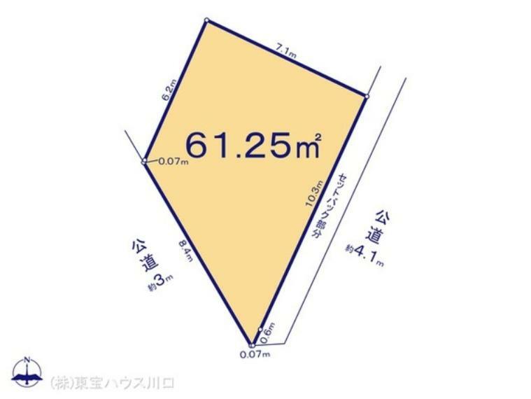 区画図 図面と異なる場合は現況を優先