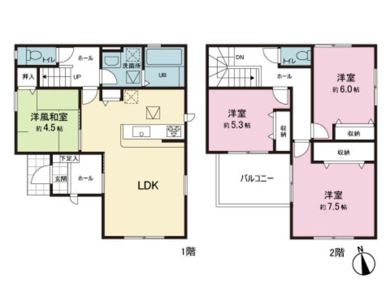 間取り図 間取り図です。