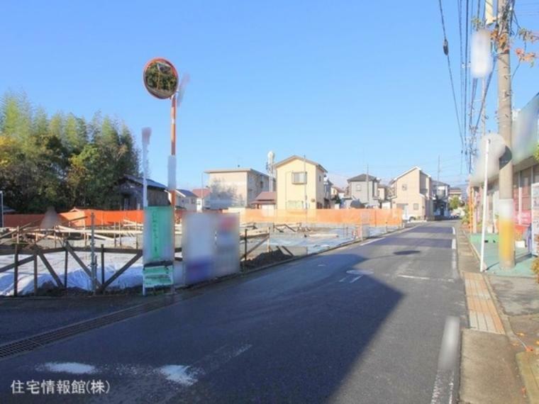 現況写真 前面道路含む現地