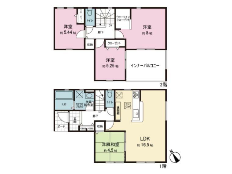 間取り図 間取図です。図面と異なる場合は現況を優先させていただきます。