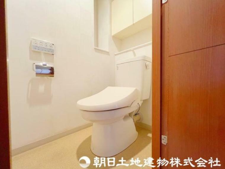 心地良い使用感が人気のウォシュレット付きトイレ。
