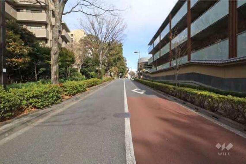 現況写真 敷地東側の前面道路（南側から）