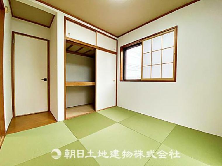和室には障子が付いていて落ち着いた空間を演出します。