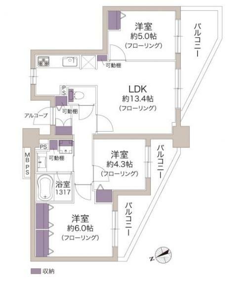 間取り図 3LDK