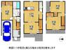 間取り図 各居室収納付きの3LDK！